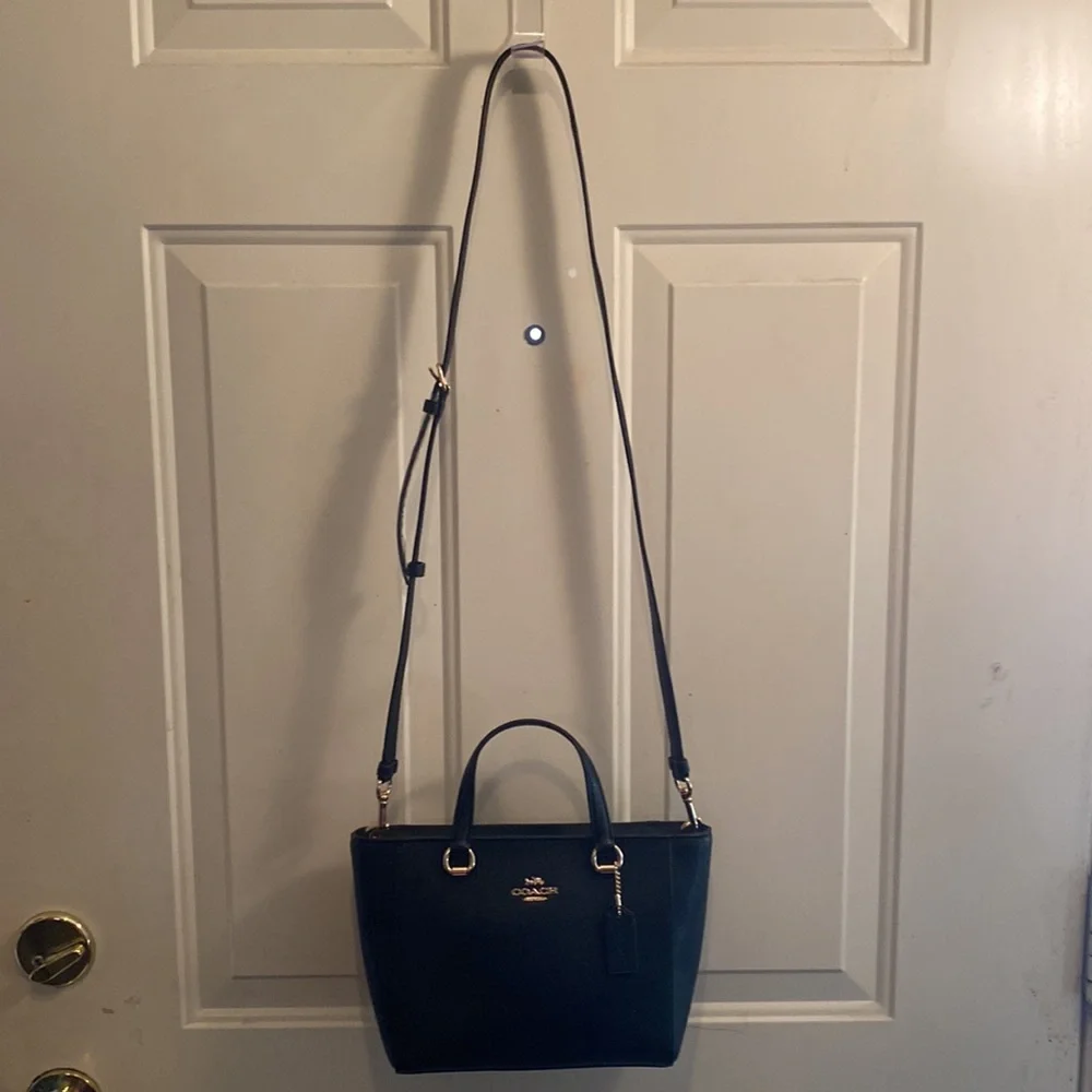 Authentic Brand New Black Coach Alice Satchel - Picture 3 of 7